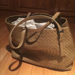 Bottega veneta new box included beige leather tote